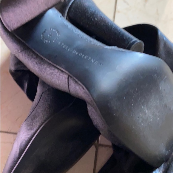 Stella McCartney Faux Leather Thigh High Boots - Picture 10 of 12